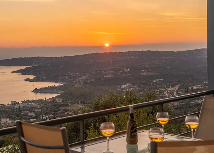 Willa κefalonia Golden View Vlachata